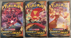 Pokemon TCG: Sword & Shield - Darkness Ablaze x3 Booster Packs - Image 1