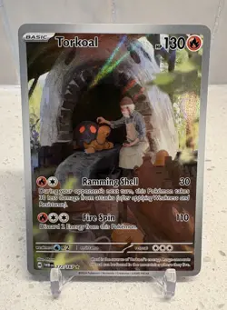 Torkoal 172/167 Illustration Rare Twilight Masquerade Pokemon TCG NM - Image 1