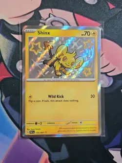 Shinx 135/091 - Paldean Fates - Shiny Rare - Pokemon NM Condition - Image 1