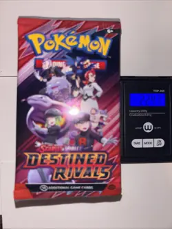 22.47/48g Pokemon TCG Destined Rivals Booster Pack (FACTORY SEALED) - Image 1