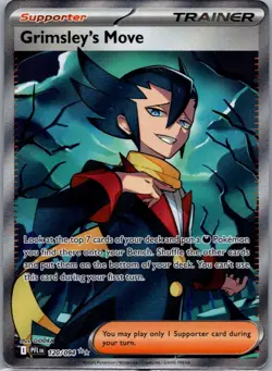 Grimsley's Move 120/094 Ultra Rare Phantasmal Flames Pokemon Holo Near Mint - Image 1