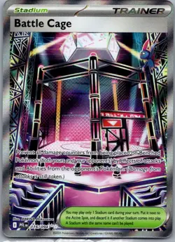 Battle Cage 116/094 Ultra Rare Phantasmal Flames Pokemon Holo Near Mint - Image 1