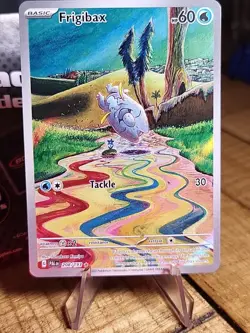 Pokemon TCG Frigibax 208/193 Sv02: Paldea Evolved Illustration Rare - Image 3