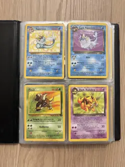 TCG Pokemon WOTC Cards in vintage binder including rares - Image 2