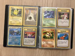 TCG Pokemon WOTC Cards in vintage binder including rares - Image 4