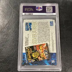 1992 Marvel Masterpieces 90 Silver Surfer PSA 8 NM-MT FANTASTIC FOUR COMICS CARD - Image 4