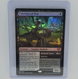 Magic The Gathering Emeritus of Woe SOS Foil Black Creature Card 0080 2026 - Image 1