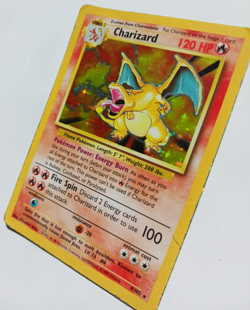Charizard Pokemon Card Holo WOTC 4/102 Base Set Rare Vintage 1999 Original MP - Image 3