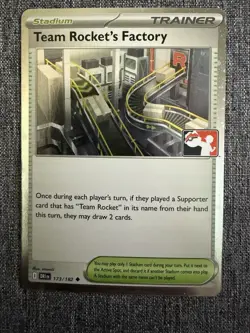 Team Rocket's Factory Play! Stamp COSMOS HOLO - Pokemon Card Prize Pack Series 8 - Image 1