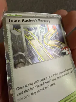 Team Rocket's Factory Play! Stamp COSMOS HOLO - Pokemon Card Prize Pack Series 8 - Image 3