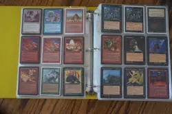 Binder of Vintage MTG Cards! More Than 1000 Magic The Gathering Cards! - Image 1