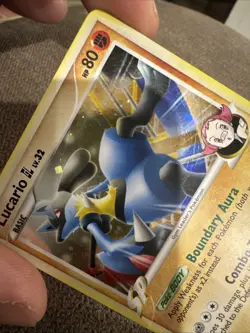 LUCARIO GL 8/111 Rising Rivals HOLO rare Pokemon TCG card NM - Image 5