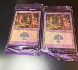 2x Magic: The Gathering Euroland (purple) sealed packs - Image 1