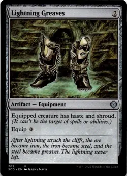 Lightning Greaves MTG Uncommon SCD NM - Image 1