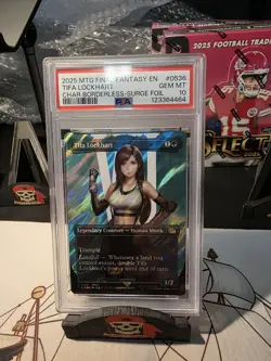 MTG Final Fantasy Tifa Lockhart Character Borderless Surge Foil PSA 10 #536 - Image 1