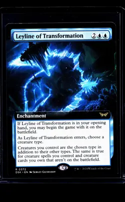 2024 MTG Magic The Gathering Duskmourn Extended Art Leyline of Transformation - Image 1