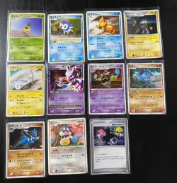 Pokemon Japanese 2009 Mewtwo Lv.X Collection Pack Ptm 11/12 Card Near Full Set - Image 1