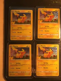 Pokemon 25th Anniversary Pikachu Promo General Mills Cereal SWSH 039 Pack Fresh - Image 2
