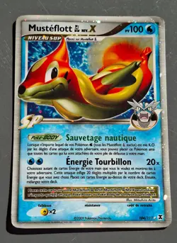 Pokemon Musteflott 104/111 holo Floatzel Fr card /jpj27 - Image 1