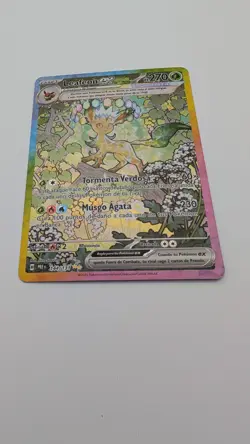 Leafeon ex 144/131 Full Art Holo Pokemon TCG Karte ES Spanisch 2025 Espanol - Image 2