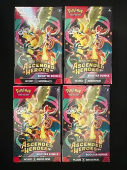 Pokemon TCG Ascended Heroes Booster Bundle - Lot of X4 New/Sealed - Image 1