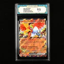 TQG 9.5 Mint+ 2025 Pokemon ENG Ethan's Ho-oh ex #I DRI EN 039/182 RR - Image 1