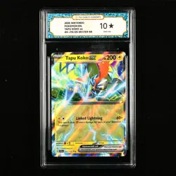 TQG 10 PRISTINE 2025 Pokemon ENG Tapu Koko ex #H JTG EN 051/159 RR - Image 1