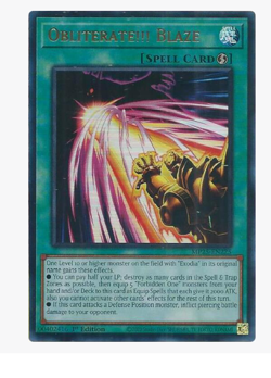 x3 Obliterate!!! Blaze - MP25-EN225 - Ultra Rare YuGiOh - Image 1