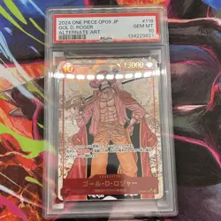 Gol D. Roger One Piece OP09 Emperors in the New World SEC Japanese #118 PSA 10 - Image 2