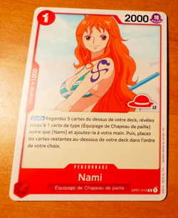 ONE PIECE CARD GAME CARTE LD01 PROMO N°12 NAMI OP01-016 FR MINT - Image 1