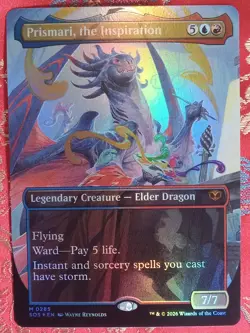 FOIL EXTENDED Prismari, the Inspiration Secrets of Strixhaven Magic MTG - Image 1