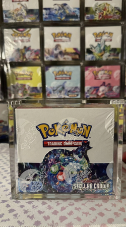 Pokemon Magnetic Booster Box Acrylic Case! Pokemon Card Protective Display! - Image 1