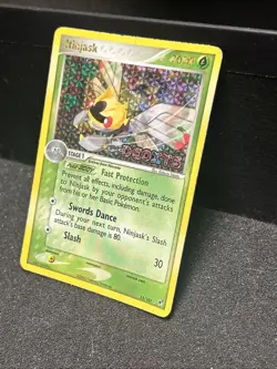 Pokemon TCG Ninjask 13/107 Reverse Holo Deoxys Stamped LP - Image 3