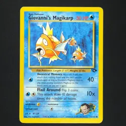 Giovanni's Magikarp 73/132 - Gym Challenge - Pokemon Card - Image 1