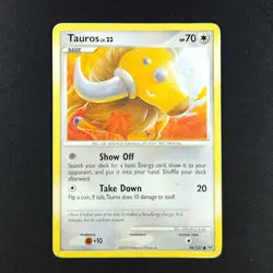 Tauros 98/127 - Platinum - Pokemon Card - Image 1