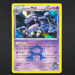 Team Aqua's Muk 8/34 - Double Crisis - Pokemon Card - Image 1