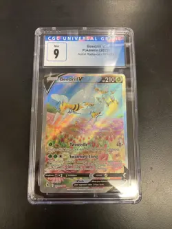 CGC 9 Mint - Beedrill V 161/189 Astral Radiance Alternate Alt Art Pokemon PSA 9 - Image 1