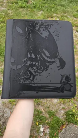 Haunted Cubone Pokemon Binder 9 Pocket Top Loader Zip Binder - Image 1