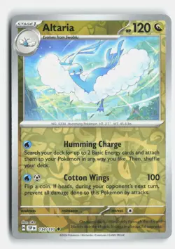 Altaria 134/191 Uncommon Surging Sparks Pokemon Reverse Holo Near Mint - Image 1