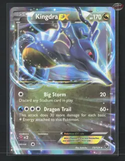 Kingdra EX XY Fates Collide 73/124 Holo - NM - Image 1
