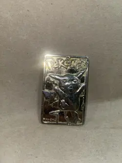 #25 Pokemon 23k Gold Plated PIKACHU Trading card. Nintendo 1999 - Image 1