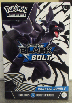 Pokemon Scarlet & Violet Black Bolt Booster Bundle 6 Packs Sealed New TCG - Image 1