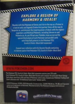 Pokemon Scarlet & Violet Black Bolt Booster Bundle 6 Packs Sealed New TCG - Image 4