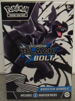 Pokemon Scarlet & Violet Black Bolt Booster Bundle 6 Packs Sealed New TCG - Image 5