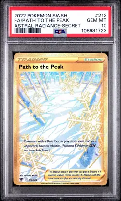 Pokemon 2022 Astral Radiance Path To The Peak PSA 10 Gem Mint 213/189 - Image 3