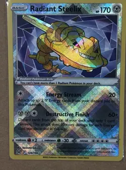 Pokemon TCG - Radiant Steelix - 124/196 - Radiant Rare - NM/M - Image 1