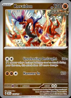 Koraidon 116/191 Reverse Holo - Pokemon SV08: Surging Sparks - NM - Image 1