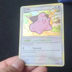 Pokemon Cleffa HGSS12 Hgss Promo Holo Basic 30 HP Sweet Sleeping Face 2010 - Image 2