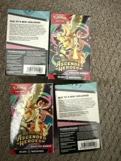 Lot Of 4- Pokemon TCG Mega Evolution Ascended Heroes Booster Bundle SHIPS FAST - Image 2