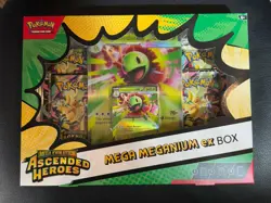 Pokemon Mega Evolution Ascended Heroes Mega Meganium ex Box ON HAND - Image 1
